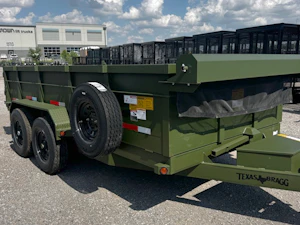 Texas Bragg 14'x83" Dump Trailer w/ 2ft Sides
