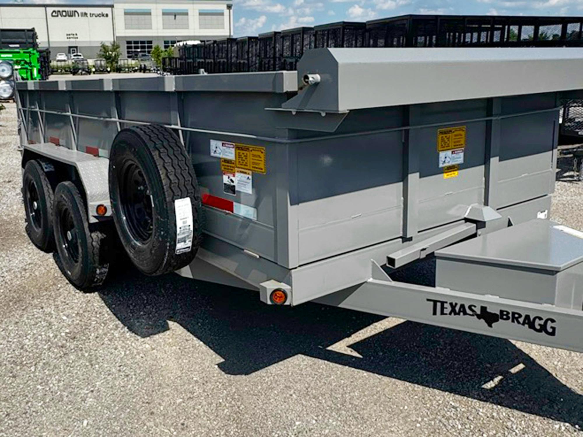 Texas Bragg 14'x83" Dump Trailer w/ 2ft Sides - Stock #85806 - Image 1 of 4
