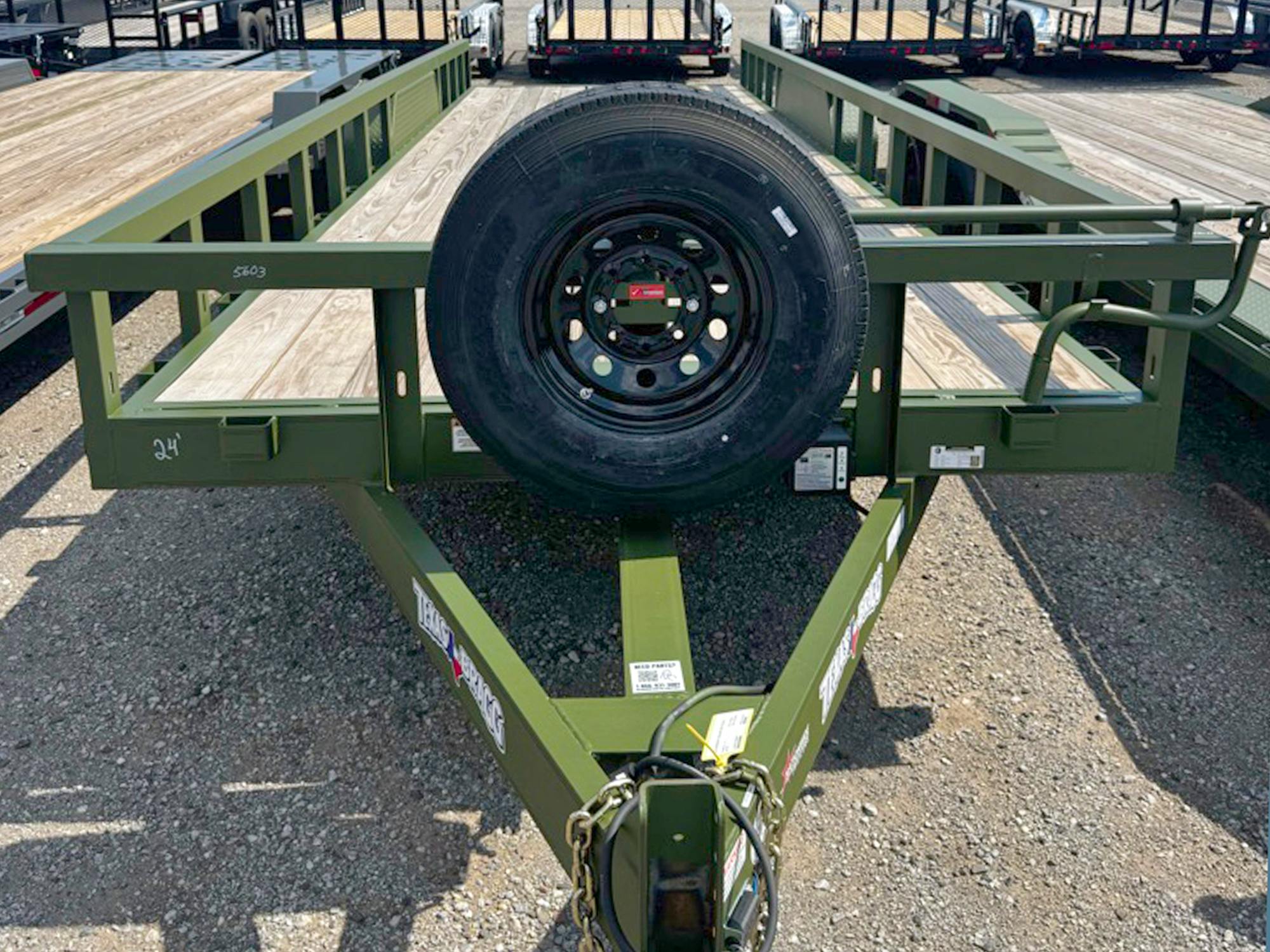 Texas Bragg 24'x83" Utility Trailer - Stock #85808 - Image 2 of 4