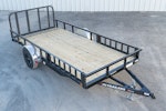 PJ Trailers 14'x77" Single Axle 4" Channel Utility Trailer (U7) Stock #85815 - Thumbnail 4