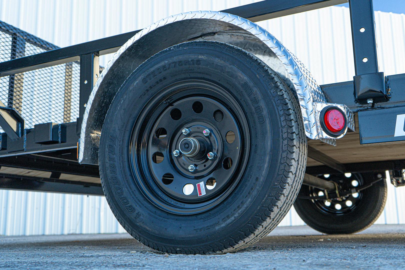 PJ Trailers 14'x77" Single Axle 4" Channel Utility Trailer (U7) - Stock #85815 - Image 11 of 16