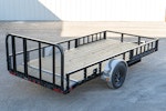PJ Trailers 14'x77" Single Axle 4" Channel Utility Trailer (U7) Stock #85815 - Thumbnail 13