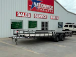Texas Bragg 20'x83" Utility Trailer w/ Slide-In Ramps (U2) Stock #85828 - Thumbnail 1