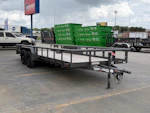 Texas Bragg 20'x83" Utility Trailer w/ Slide-In Ramps (U2) Stock #85828 - Thumbnail 2