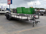 Texas Bragg 20'x83" Utility Trailer w/ Slide-In Ramps (U2) Stock #85828 - Thumbnail 2