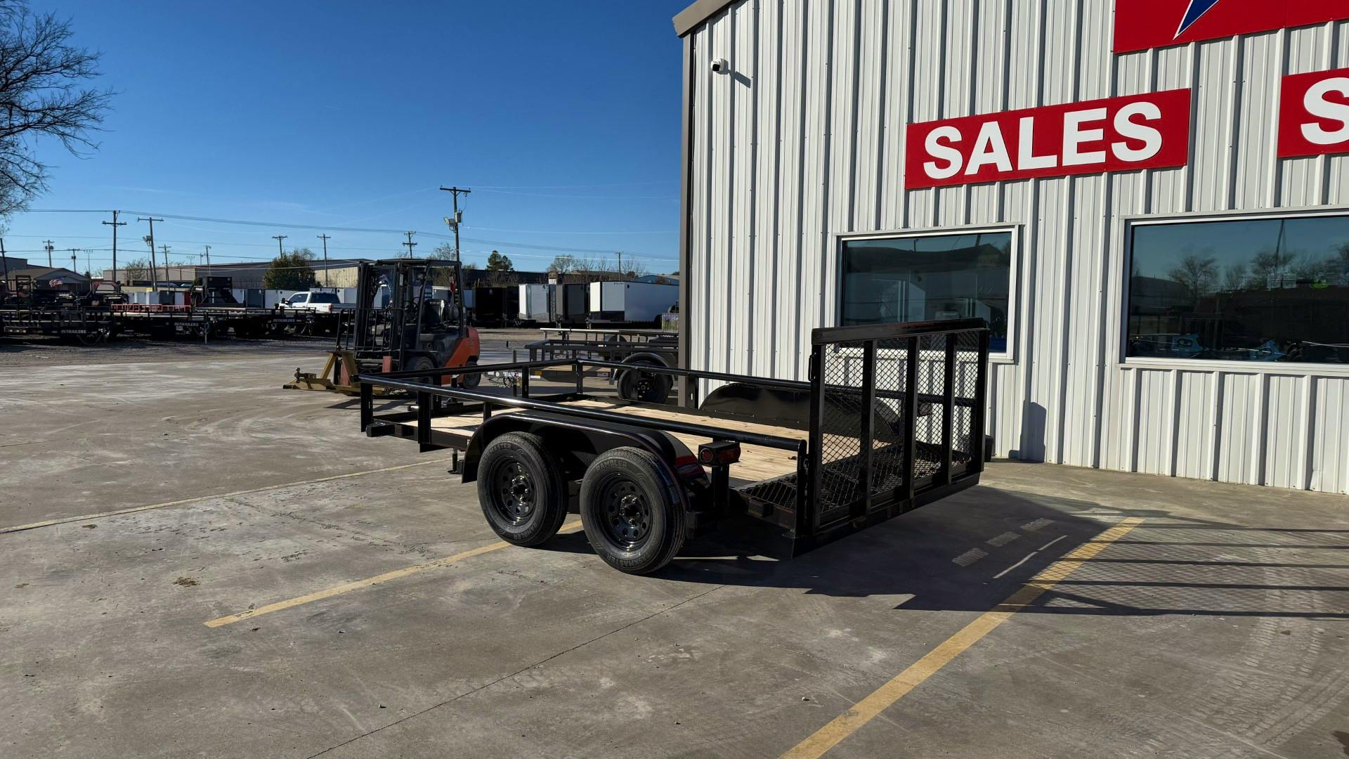 Texas Bragg 12'x83" Utility Trailer w/ 3' Gate & 2' Dovetail (U2) - Image 3