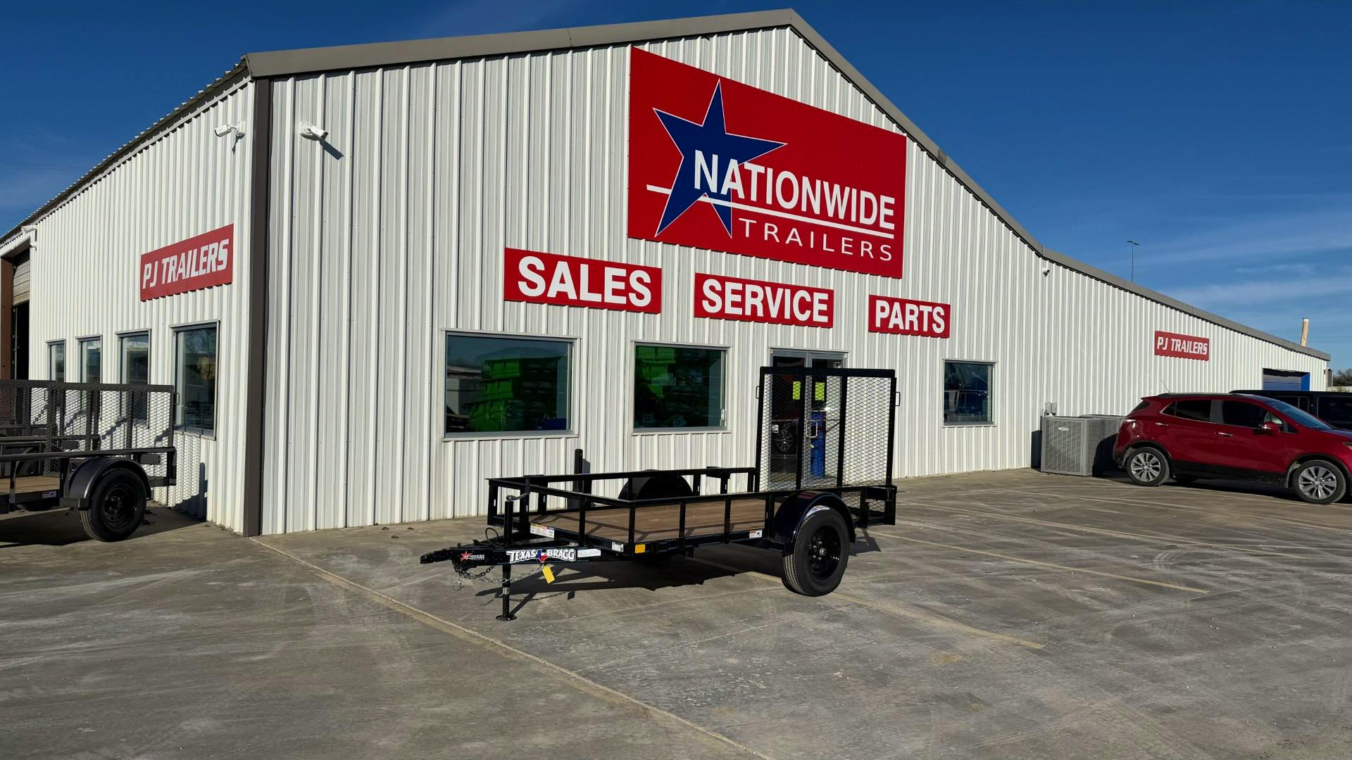 Texas Bragg 10'x60" Utility Trailer w/ 4' Gate (U1) - Image 1