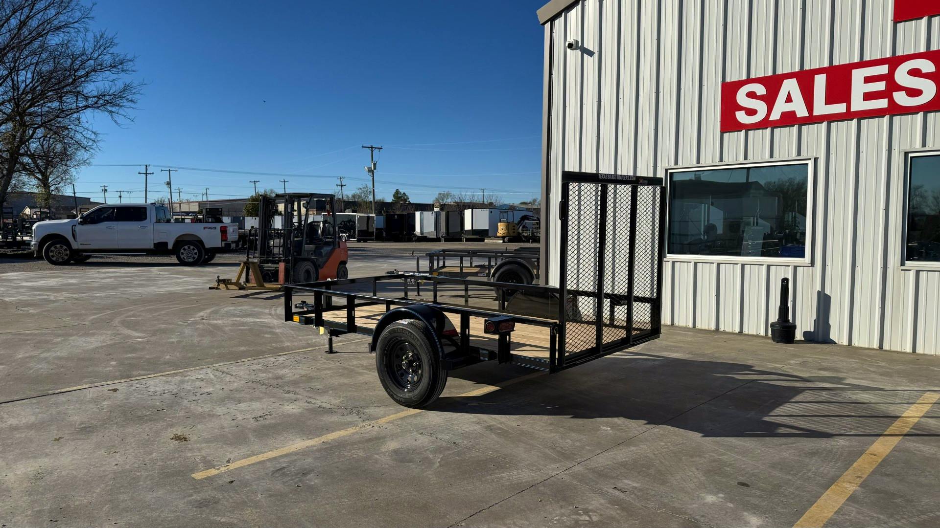 Texas Bragg 10'x60" Utility Trailer w/ 4' Gate (U1) - Image 3