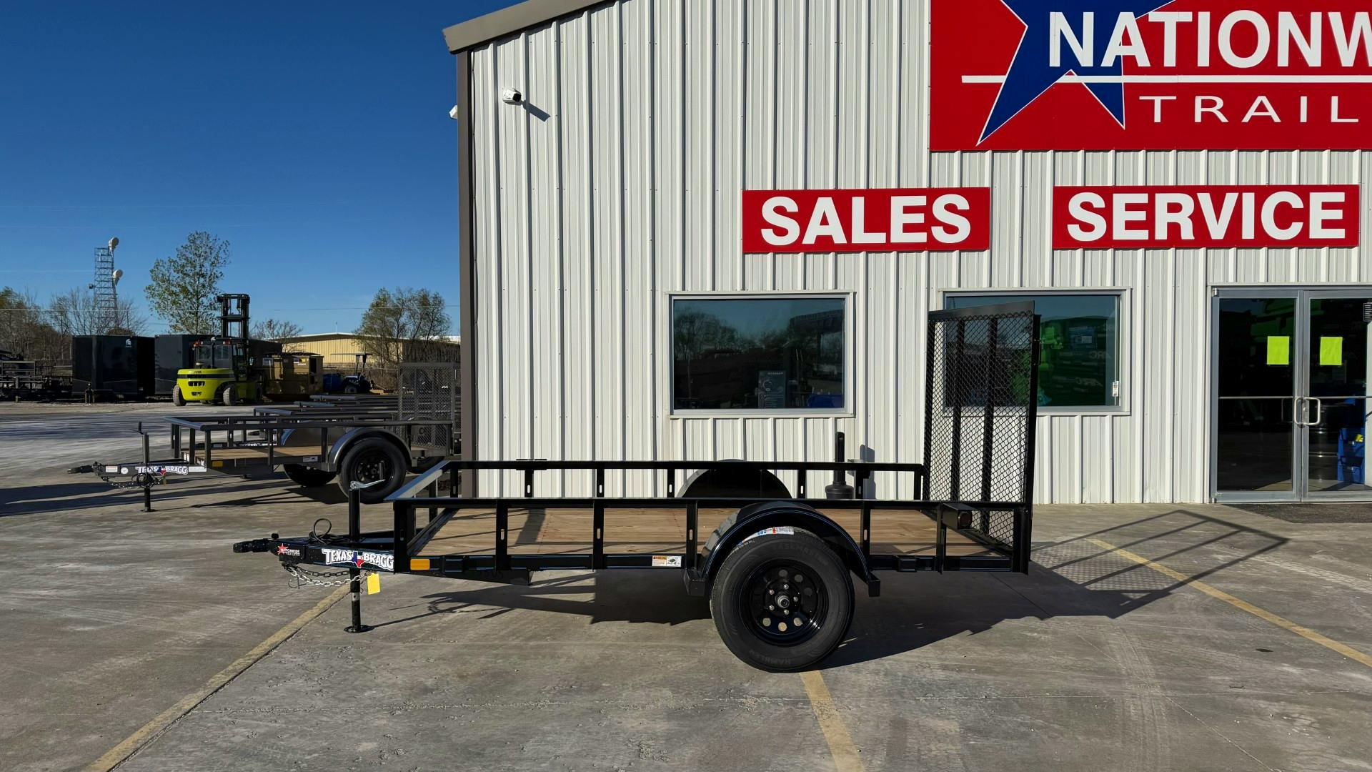 Texas Bragg 10'x60" Utility Trailer w/ 4' Gate (U1) - Image 4