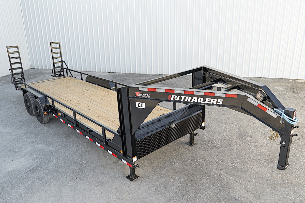 PJ Trailers 24'x83" Gooseneck 6" Channel Equipment Trailer (CC) - Image 7