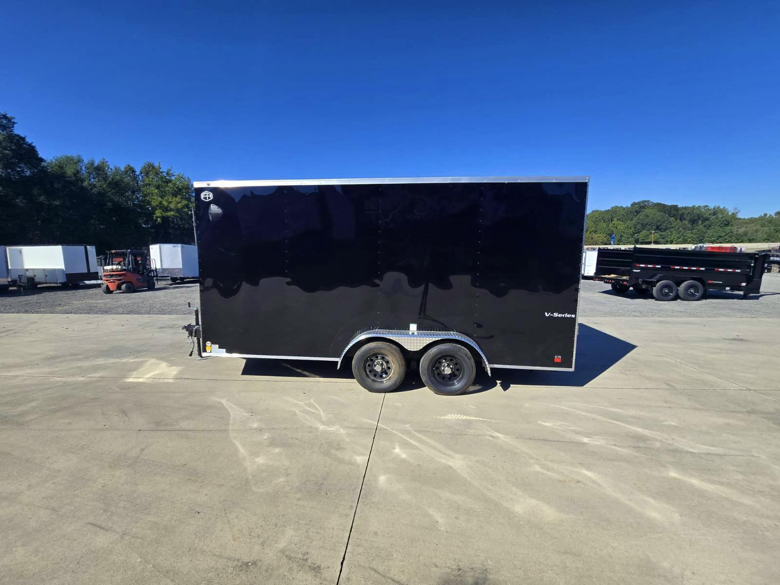 Continental Cargo 7'x16' Enclosed Cargo Trailer w/ Rear Ramp Doors (V-Series) - Stock #85870 - Image 2 of 7