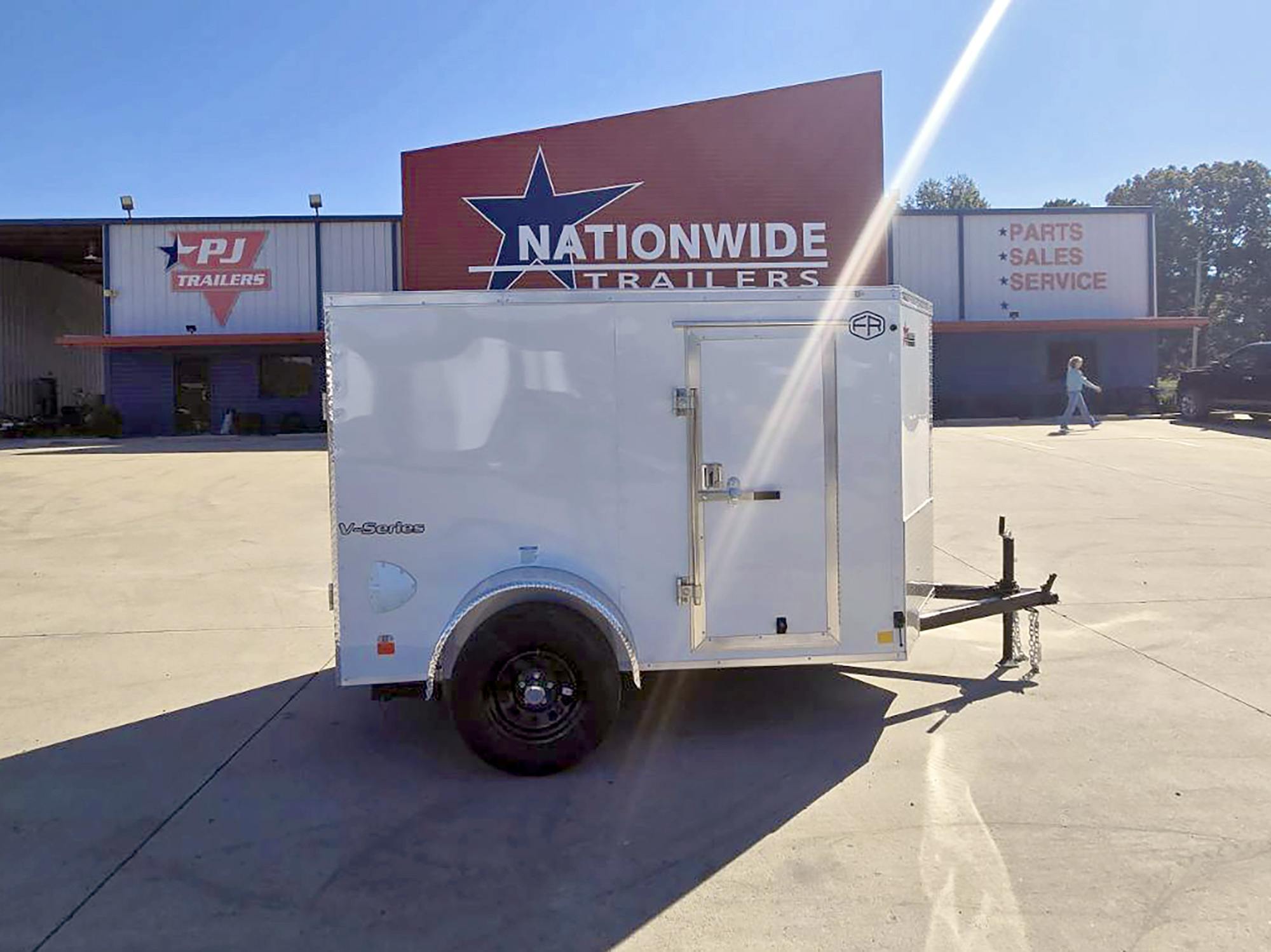 Continental Cargo 5'x8' Enclosed Cargo Trailer w/ Rear Ramp Doors (V-Series) - Stock #85872 - Image 1 of 6