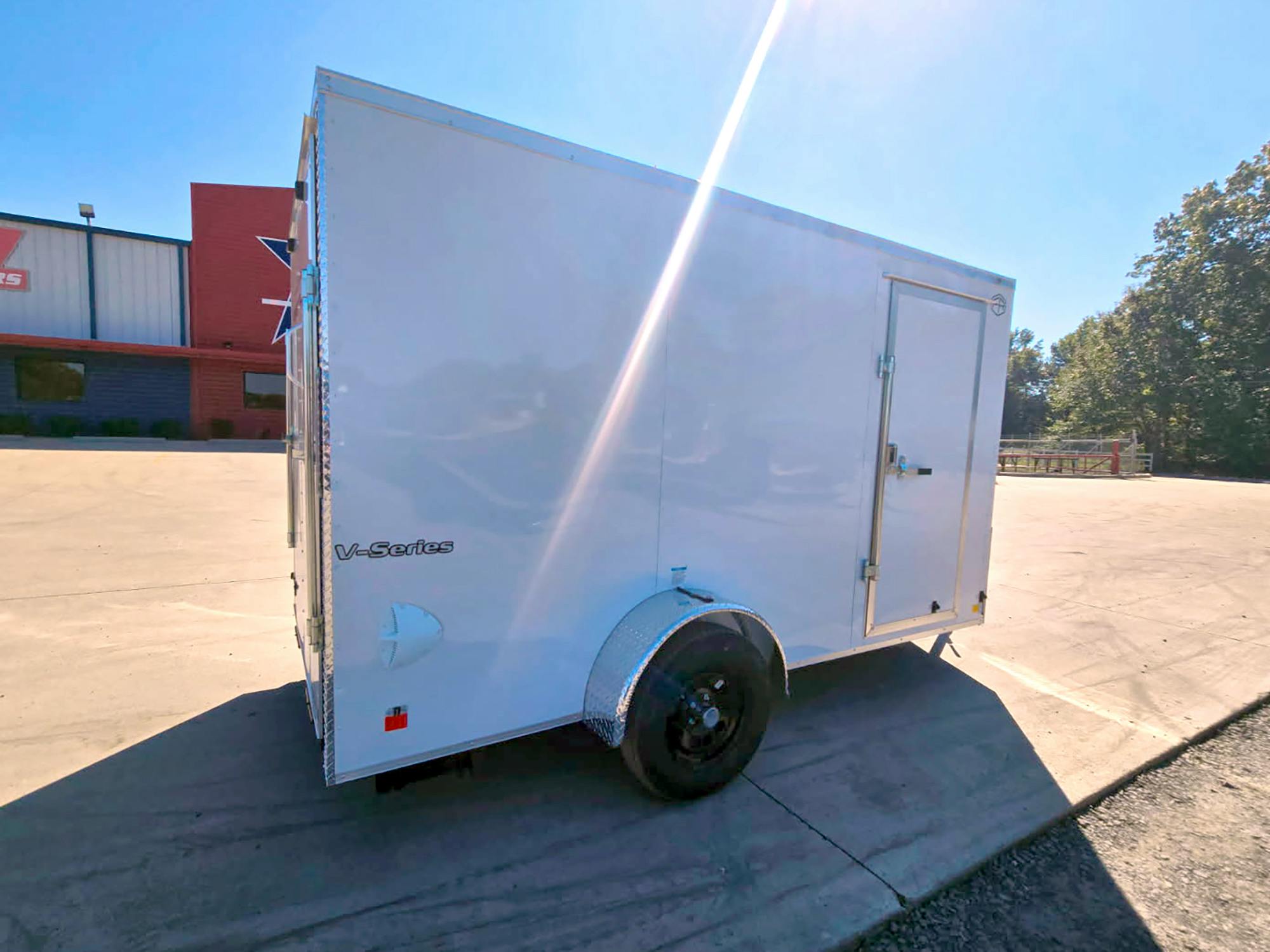 Continental Cargo 6'x12' Enclosed Cargo Trailer w/ Rear Ramp Door (V-Series) - Stock #85874 - Image 5 of 5