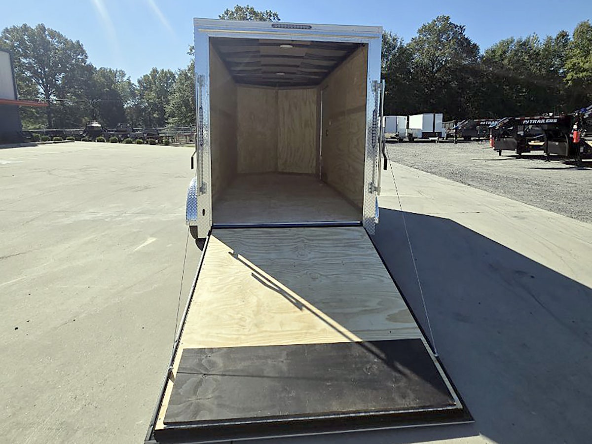 Continental Cargo 6'x12' Enclosed Cargo Trailer w/ Rear Ramp Door (V-Series) - Stock #85875 - Image 5 of 6 Continental Cargo 6'x12' Enclosed Cargo Trailer w/ Rear Ramp Door (V-Series) - Stock #85875 - Image 5 of 6