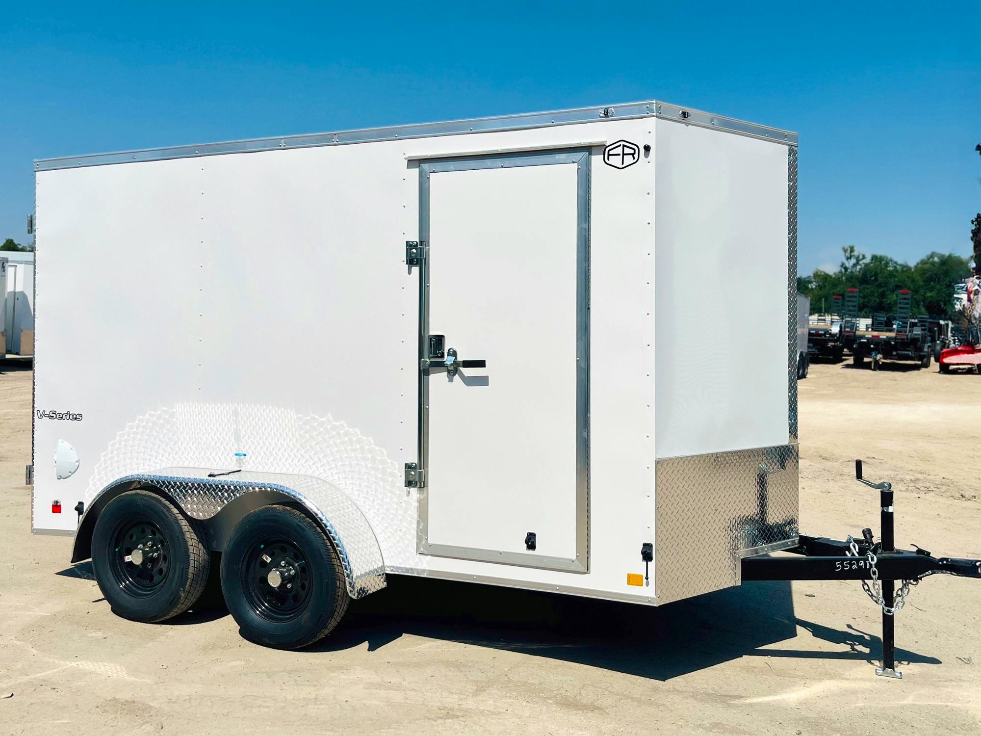 Continental Cargo 6'x12' Enclosed Cargo Trailer w/ Rear Ramp Door (V-Series) - Stock #85875 - Image 1 of 6