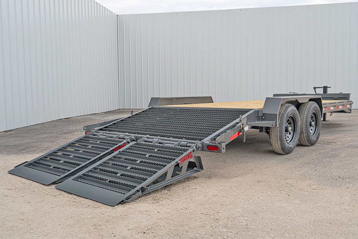 ARC Trailers 24'x83" 14K HD Equipment Hauler w/ 4' Dovetail & Bigfoot Ramps (BEQ) - Image 3