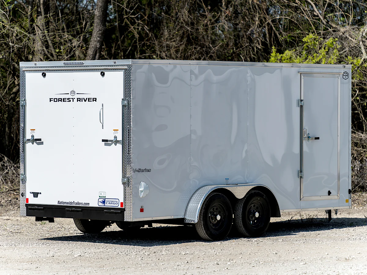 Continental Cargo 7'x16' Enclosed Cargo Trailer w/ Rear Ramp Doors (V-Series) - Stock #85894 - Image 2 of 2 Continental Cargo 7'x16' Enclosed Cargo Trailer w/ Rear Ramp Doors (V-Series) - Stock #85894 - Image 2 of 2