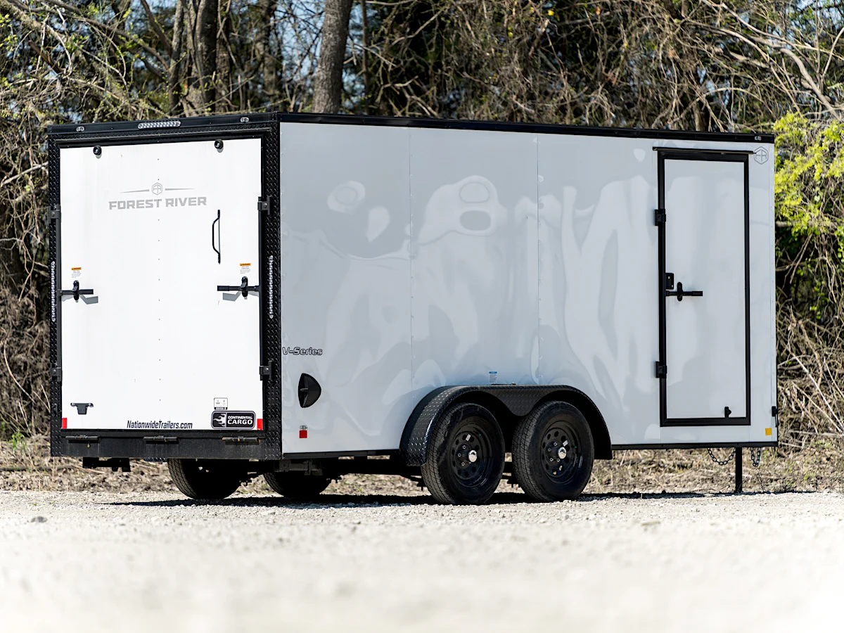 Continental Cargo 7'x16' Enclosed Cargo Trailer w/ Rear Ramp Doors (V-Series) - Stock #85895 - Image 2 of 2 Continental Cargo 7'x16' Enclosed Cargo Trailer w/ Rear Ramp Doors (V-Series) - Stock #85895 - Image 2 of 2
