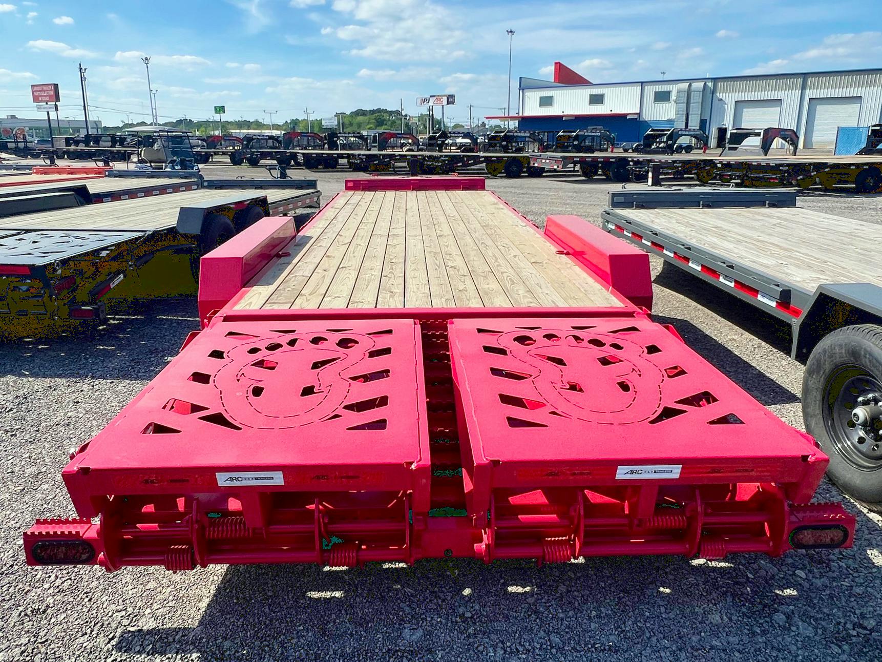 ARC Trailers 24'x83" 14K HD Equipment Hauler w/ 4' Dovetail & Bigfoot Ramps (BEQ) - Stock #85896 - Image 2 of 4