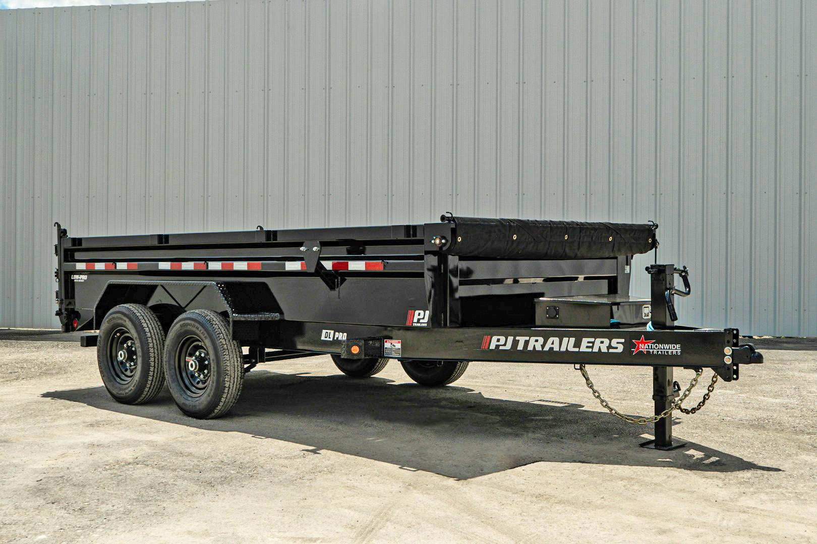 PJ Trailers 14'x83" Low Pro Dump Trailer w/ 2' Sides (DL) - Image 5
