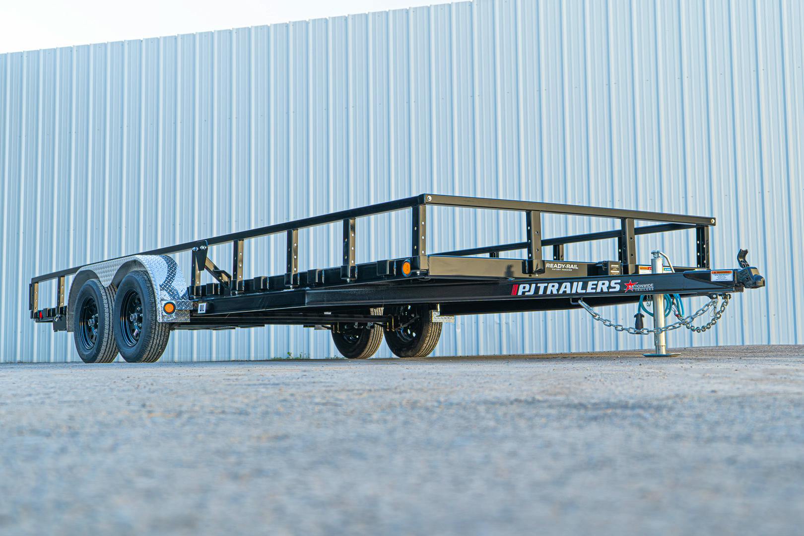 PJ Trailers 20'x83" Tandem Axle 4" Channel Utility Trailer (UL) - Image 3