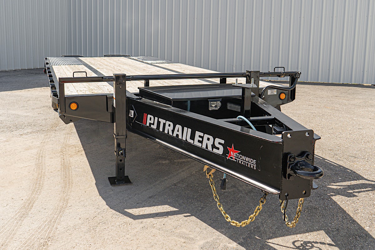 PJ Trailers 25'x102" Low Pro Pintle Flatbed Trailer w/ Duals (PL) - Image 19