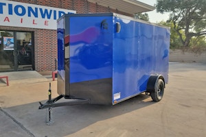 Spartan 6'x12' Enclosed Cargo Trailer w/ Rear Ramp Door (C1)