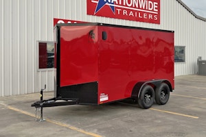 Spartan 6'x12' Enclosed Cargo Trailer w/ Rear Ramp Door (C2)