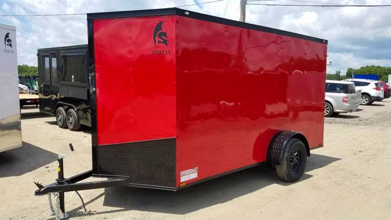 Spartan 6'x12' Enclosed Cargo Trailer w/ Rear Ramp Door (C1) - Image 4
