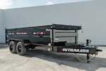 PJ Trailers 16'x83" HD Low Pro Dump Trailer w/ 3' Sides (DE) Stock #85934 - Thumbnail 2