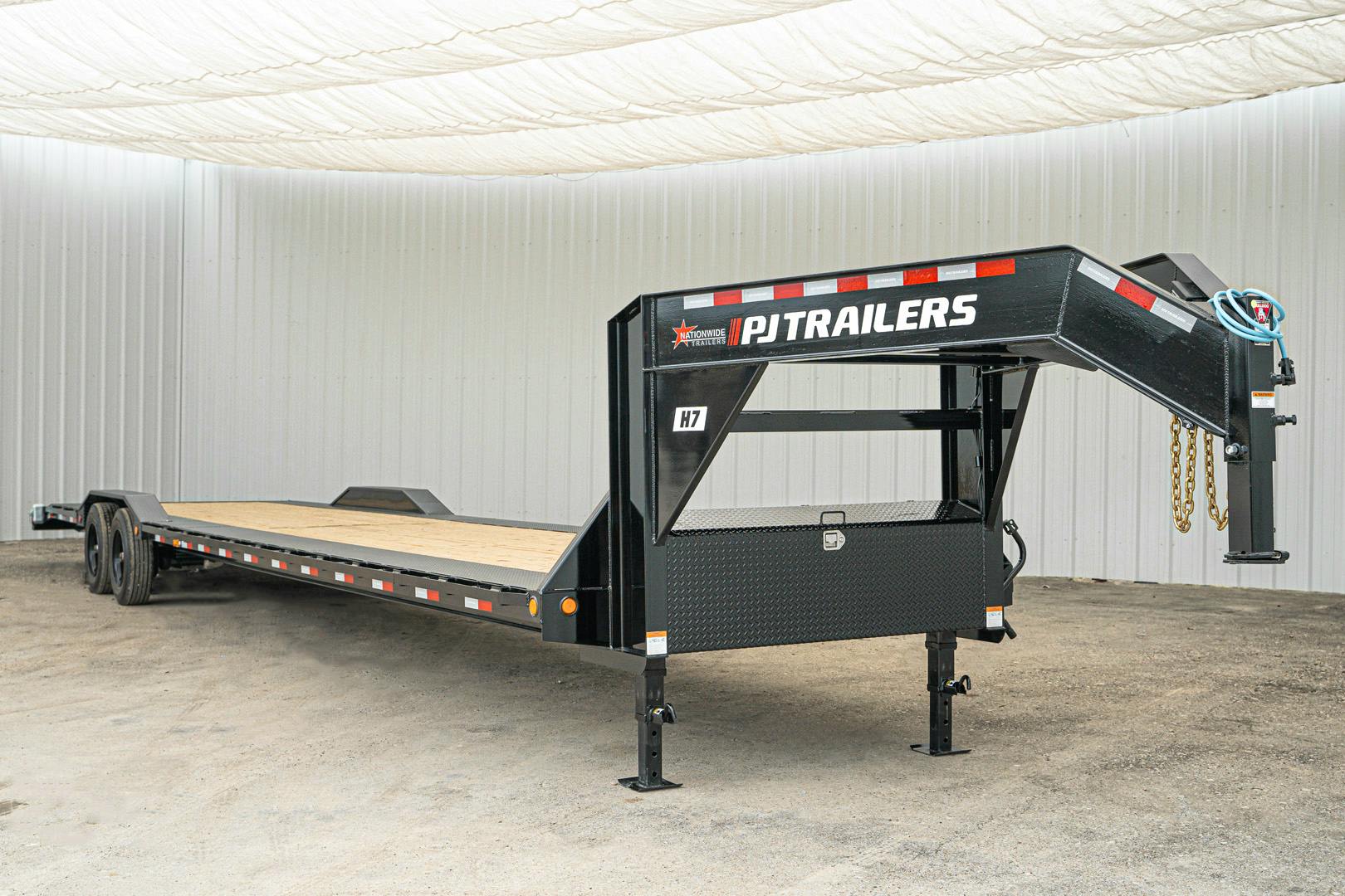 PJ Trailers 40'x102" Gooseneck 10" Pro I-Beam S/W Equipment Trailer (H7) - Image 2