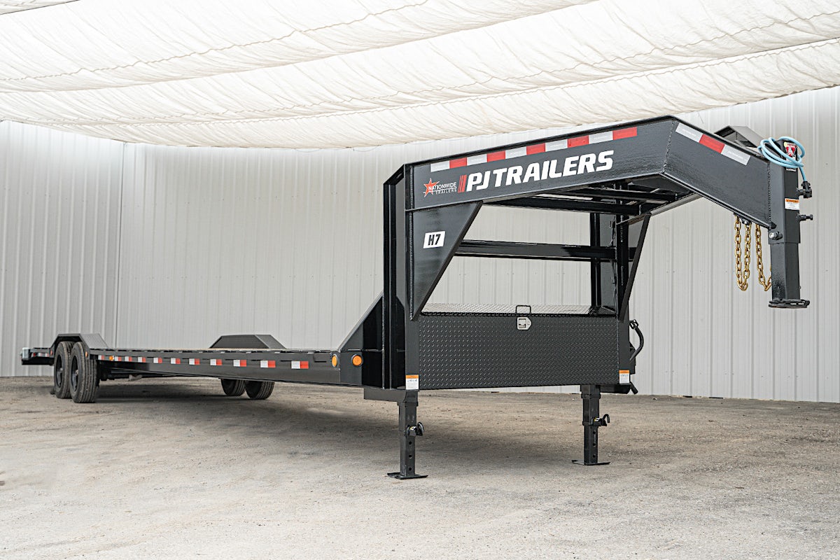 PJ Trailers 40'x102" Gooseneck 10" Pro I-Beam S/W Equipment Trailer (H7) - Image 3