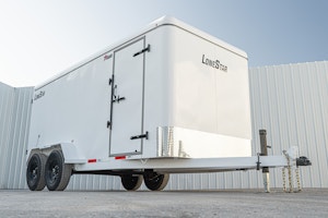 LoneStar 6.5'x20' 14k Steel Enclosed Cargo Trailer w/ Rear Barn Doors (C2)