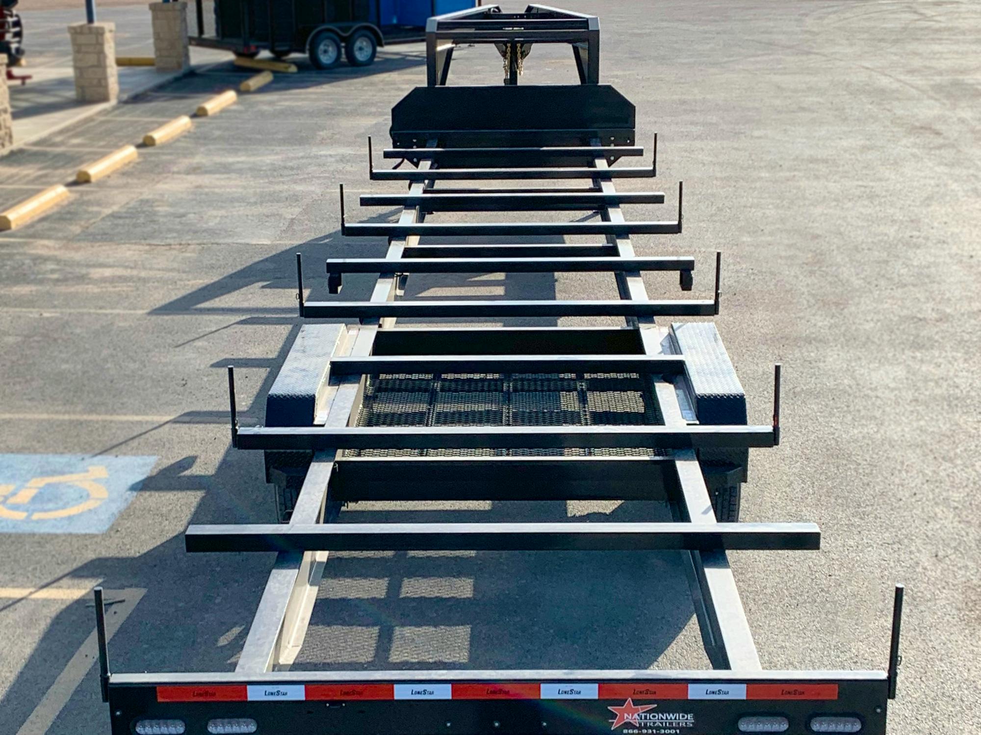 LoneStar 40'x96" Gooseneck Pipe Hauler Trailer w/ Singles (SP) - Stock #85964 - Image 5 of 7