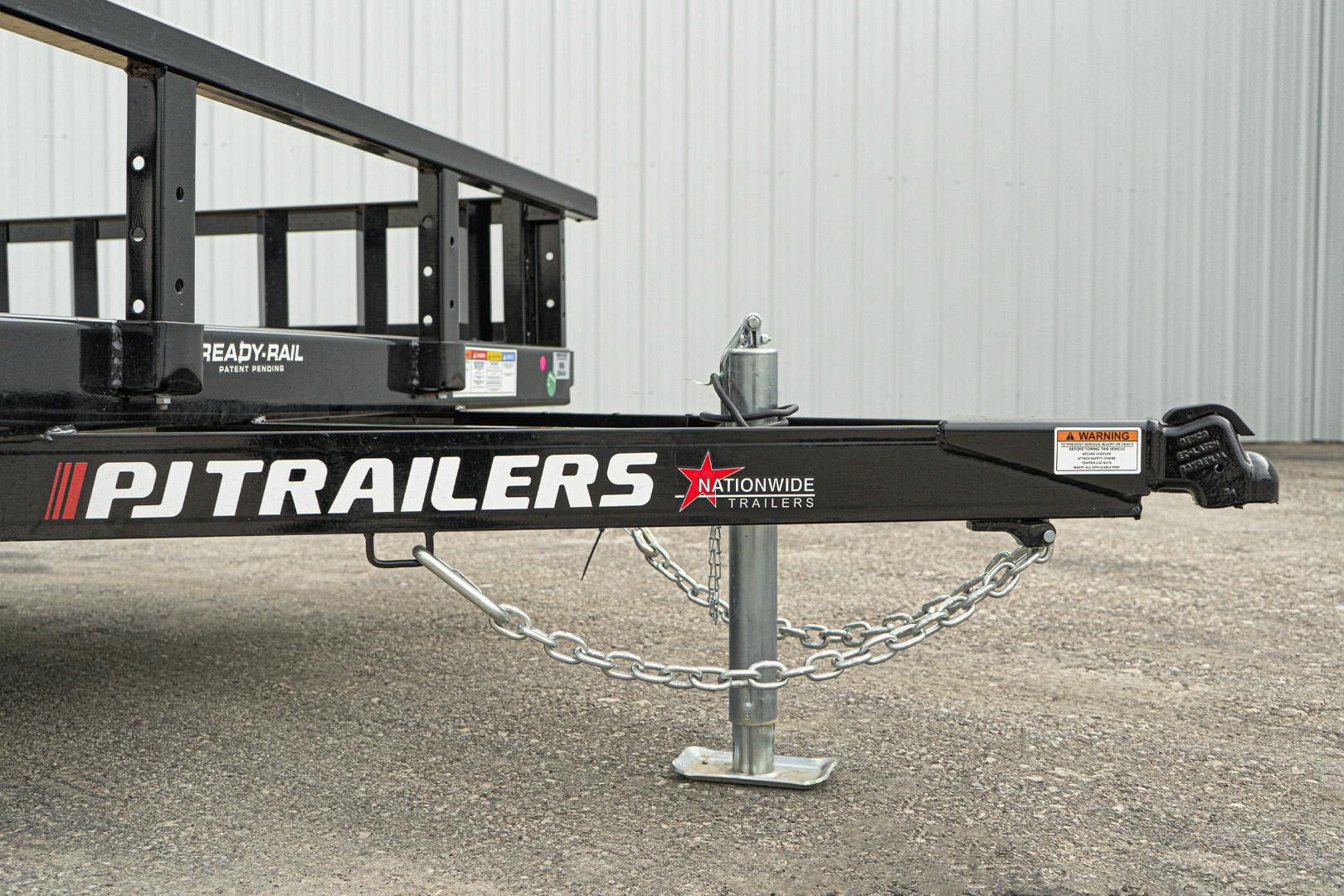 PJ Trailers 14'x83" Single Axle 4" Channel Utility Trailer (U8) - Image 8