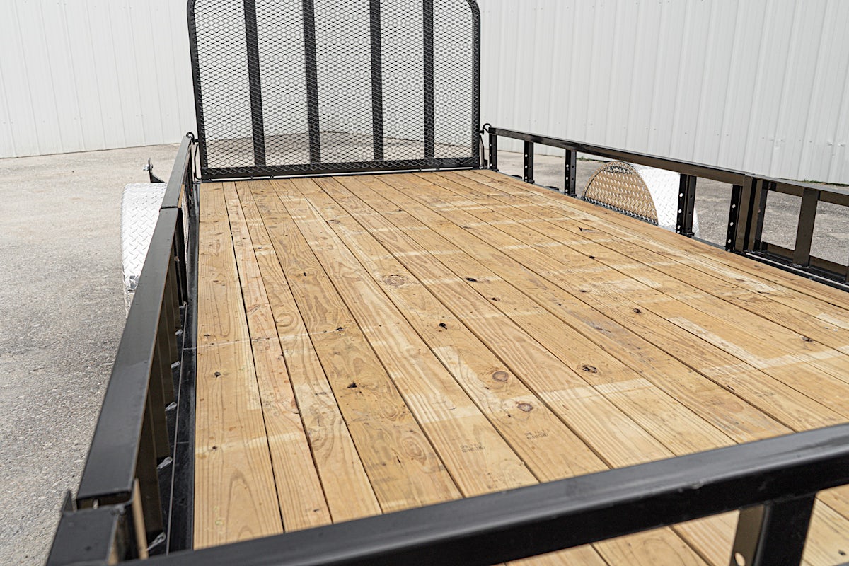 PJ Trailers 14'x83" Single Axle 4" Channel Utility Trailer (U8) - Image 9