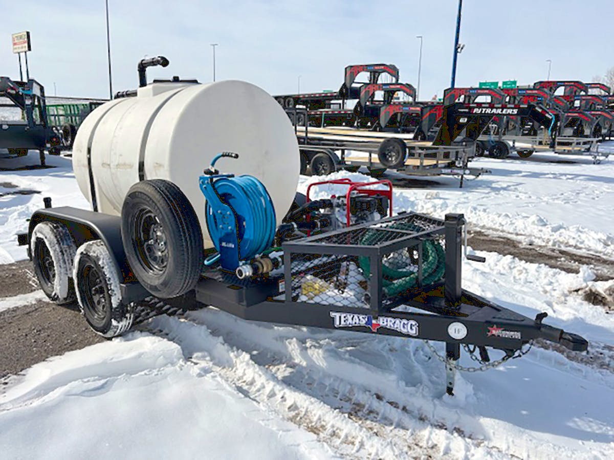 Texas Bragg 10'X60" 525 Gallon Water Tank Trailer - Stock #85977 - Image 1 of 6