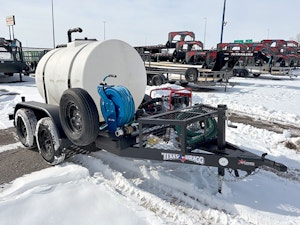 Texas Bragg 10'X60" 525 Gallon Water Tank Trailer