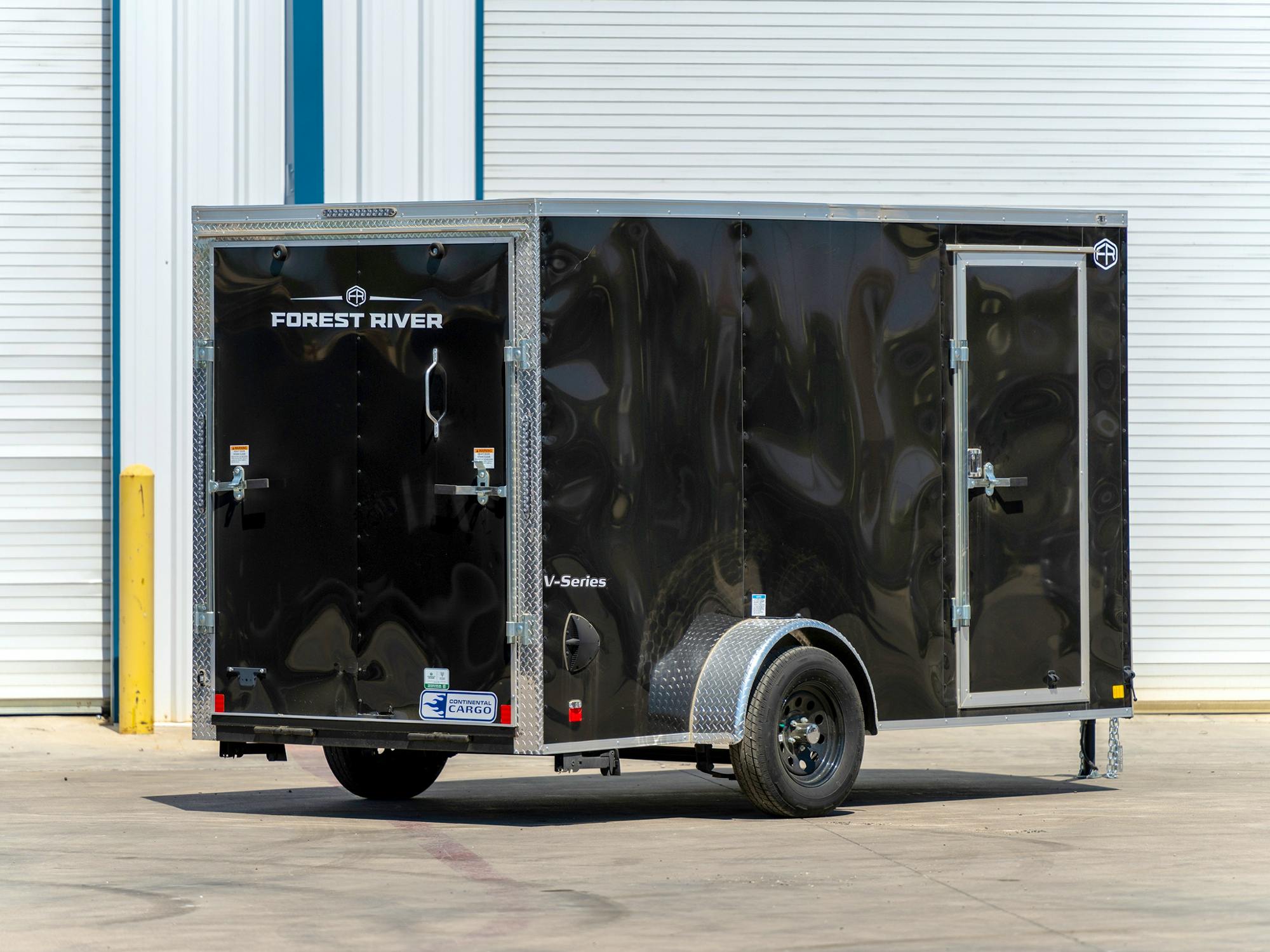 Continental Cargo 6'x12' Enclosed Cargo Trailer w/ Rear Ramp Door (V-Series) - Stock #85979 - Image 2 of 2