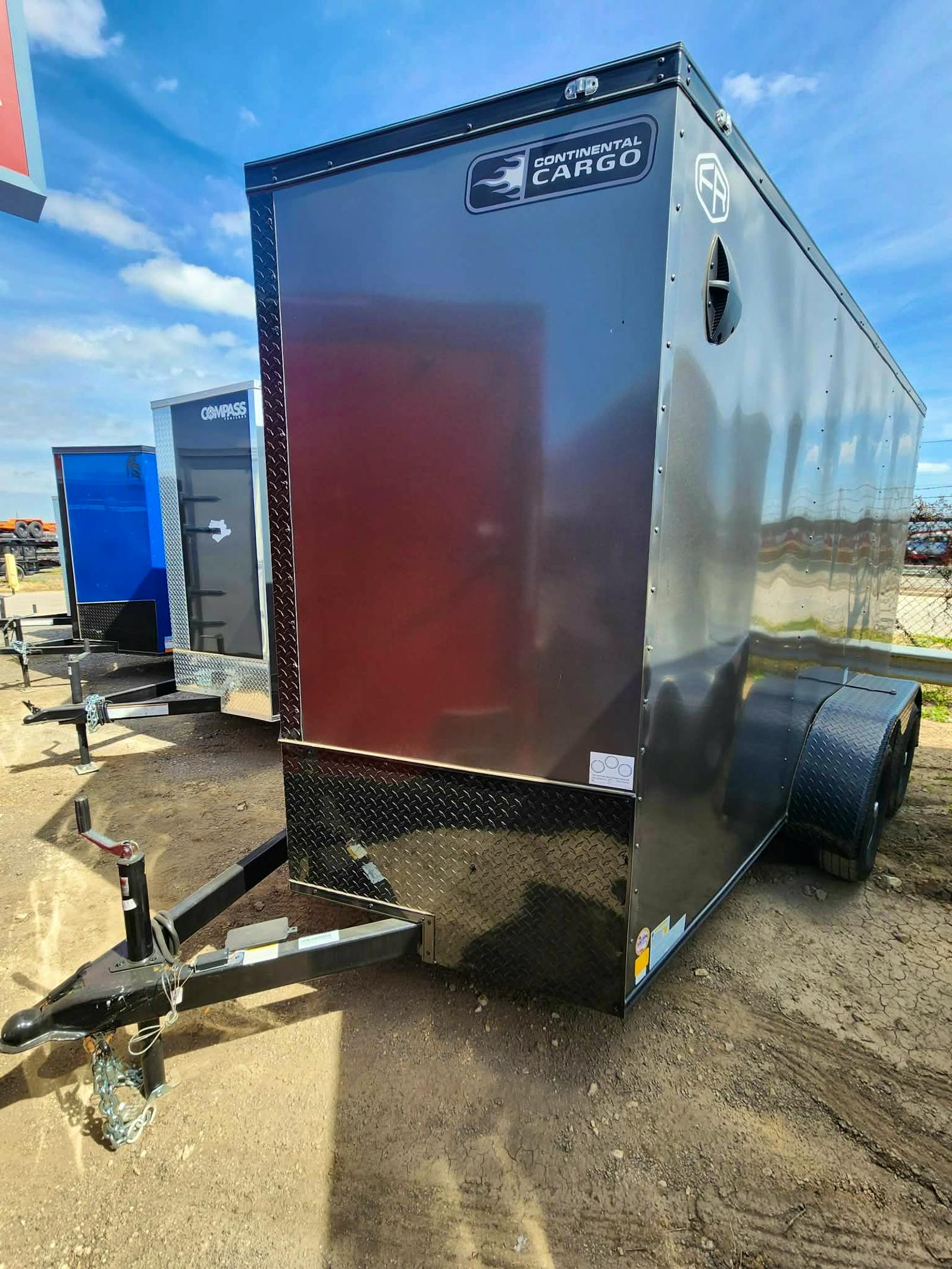 Continental Cargo 6'x12' Enclosed Cargo Trailer w/ Rear Ramp Door (V-Series) - Stock #85980 - Image 1 of 5