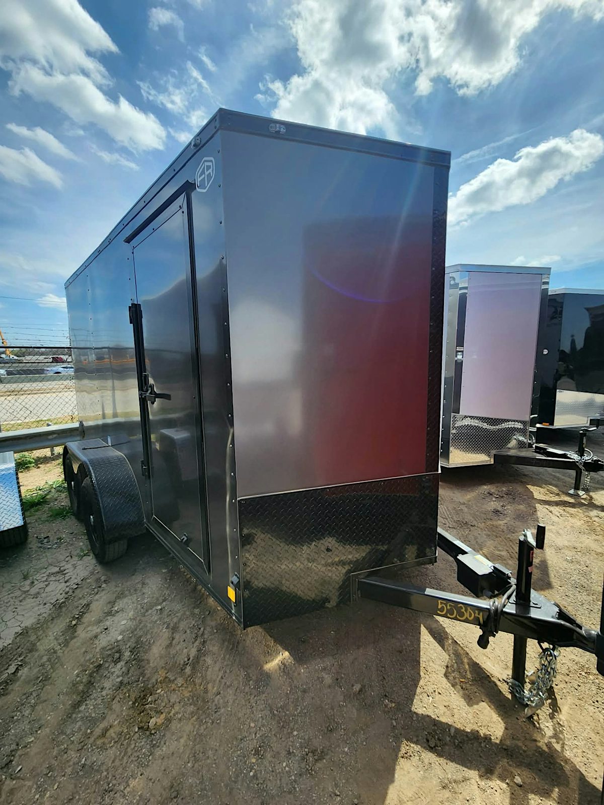 Continental Cargo 6'x12' Enclosed Cargo Trailer w/ Rear Ramp Door (V-Series) - Stock #85980 - Image 4 of 5 Continental Cargo 6'x12' Enclosed Cargo Trailer w/ Rear Ramp Door (V-Series) - Stock #85980 - Image 4 of 5