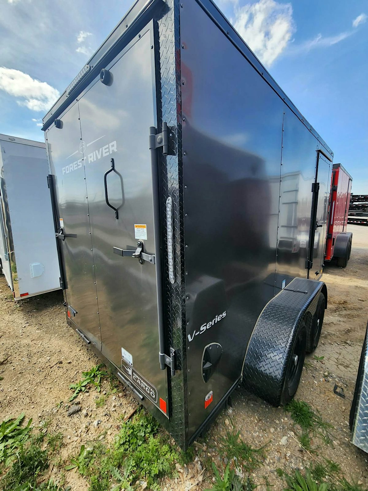 Continental Cargo 6'x12' Enclosed Cargo Trailer w/ Rear Ramp Door (V-Series) - Stock #85980 - Image 5 of 5 Continental Cargo 6'x12' Enclosed Cargo Trailer w/ Rear Ramp Door (V-Series) - Stock #85980 - Image 5 of 5