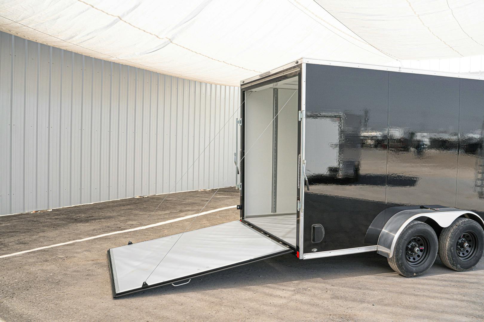 CellTech 7'x14' All-Steel Enclosed Cargo Trailer w/ Rear Ramp Door (C2) - Image 5