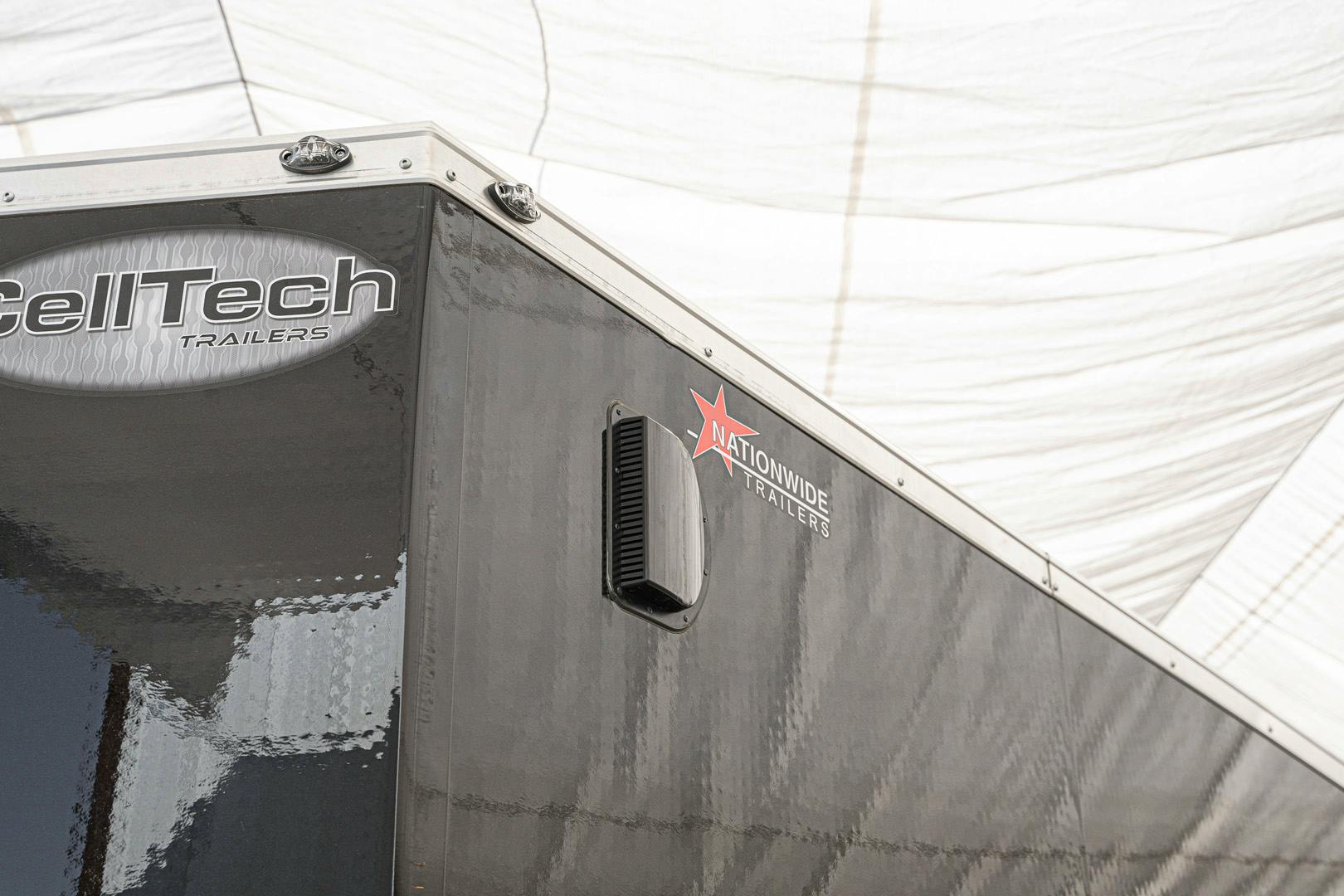 CellTech 7'x14' All-Steel Enclosed Cargo Trailer w/ Rear Ramp Door (C2) - Image 13