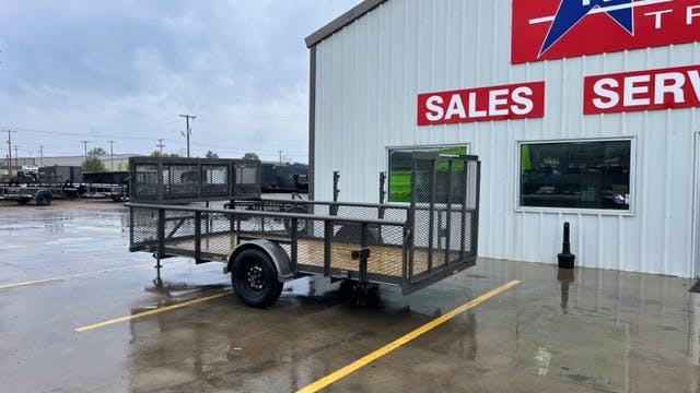 Texas Bragg 14'x77" Landscape Trailer w/ 2' Sides & 4' Gate (L1) - Image 3