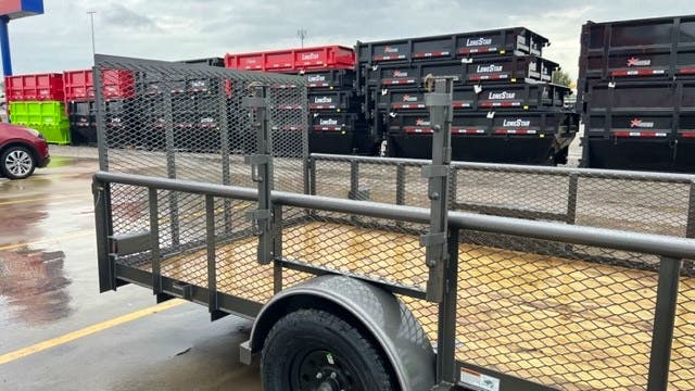 Texas Bragg 14'x77" Landscape Trailer w/ 2' Sides & 4' Gate (L1) - Image 5