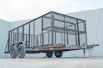 X-ON 14'x83" Landscape Trailer w/ 4' Sides & 4' Gate (L2) Stock #86008 - Thumbnail 3