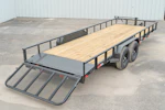 X-ON 22'x83" Utility Trailer w/ 2' Dovetail & 3' Gate (U2) Stock #86010 - Thumbnail 3