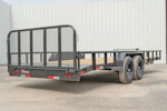X-ON 22'x83" Utility Trailer w/ 2' Dovetail & 3' Gate (U2) Stock #86010 - Thumbnail 4