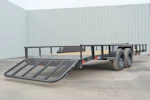 X-ON 22'x83" Utility Trailer w/ 2' Dovetail & 3' Gate (U2) Stock #86010 - Thumbnail 5